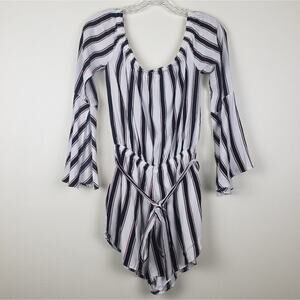 Silence & Noise | Off the Shoulder Romper, Size S